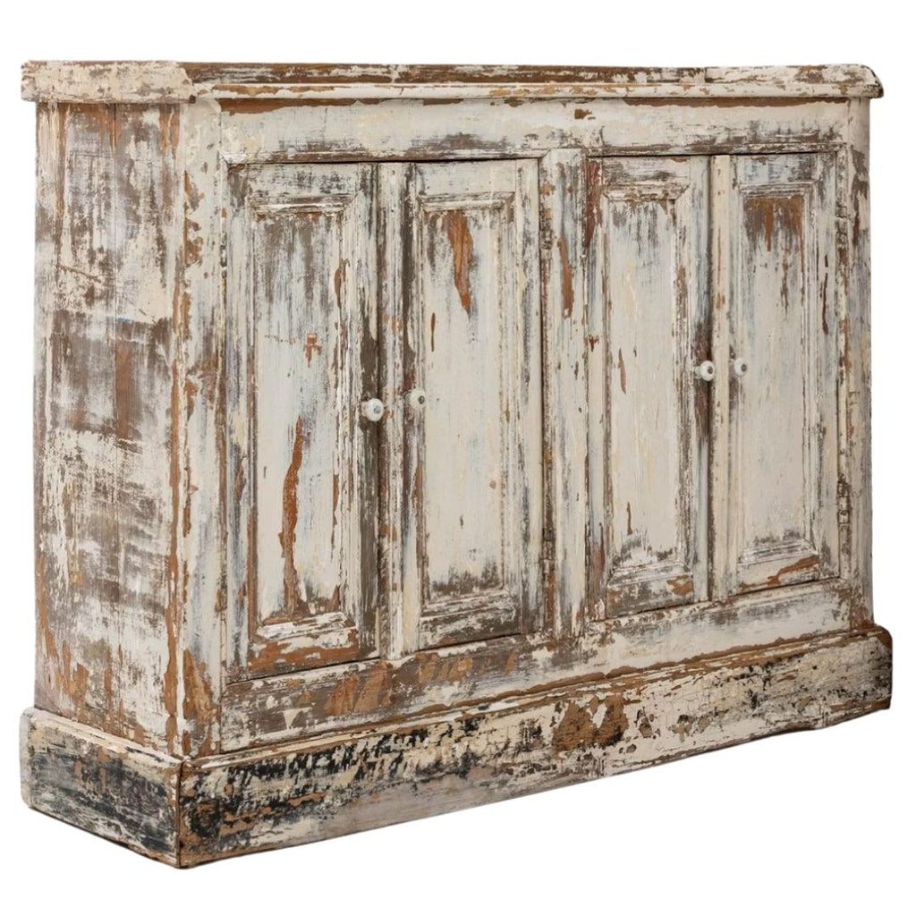Cabinet français à porte vieillie, vers 1870