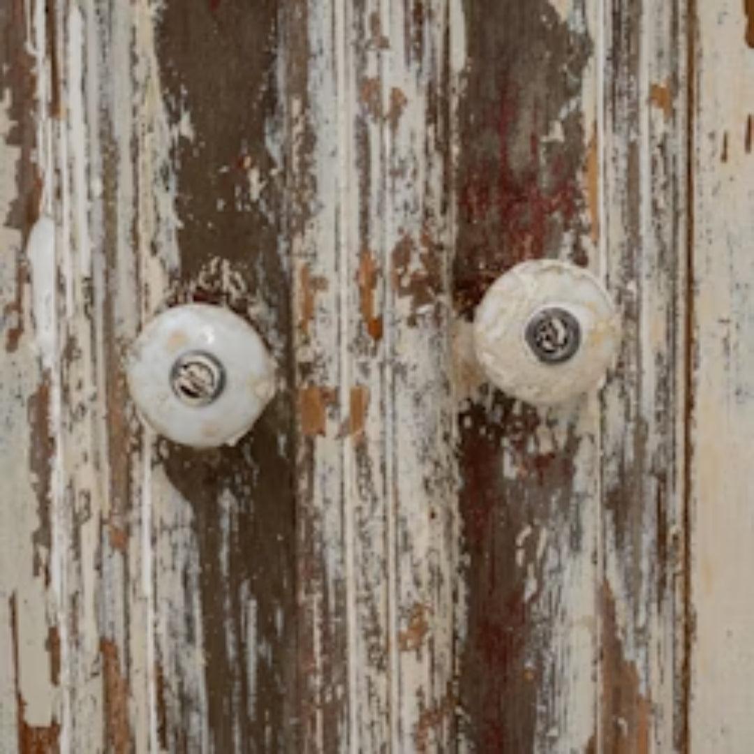Cabinet français à porte vieillie, vers 1870