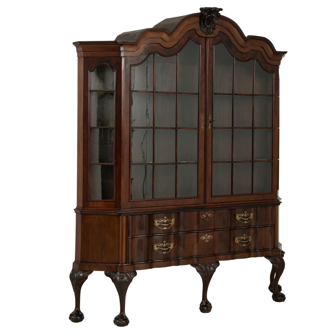 Vitrine anglaise en acajou de style géorgien, vers 1820
