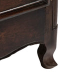 Buffet vitrine ancien en noyer datant des années 1800
