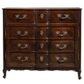 Commode sauteuse en noyer de style provençal, Château Provence, vers 1800