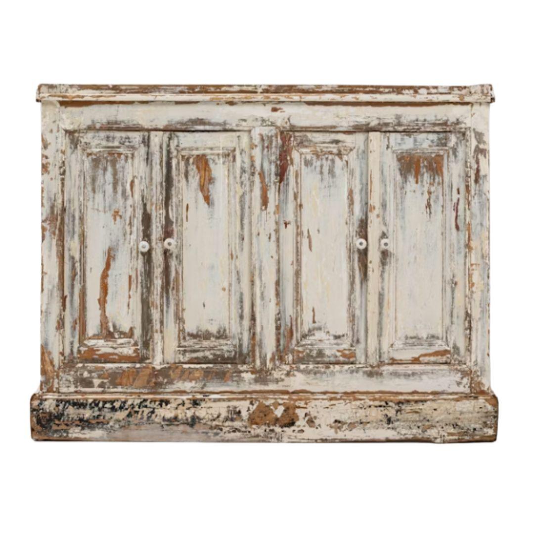 Cabinet français à porte vieillie, vers 1870