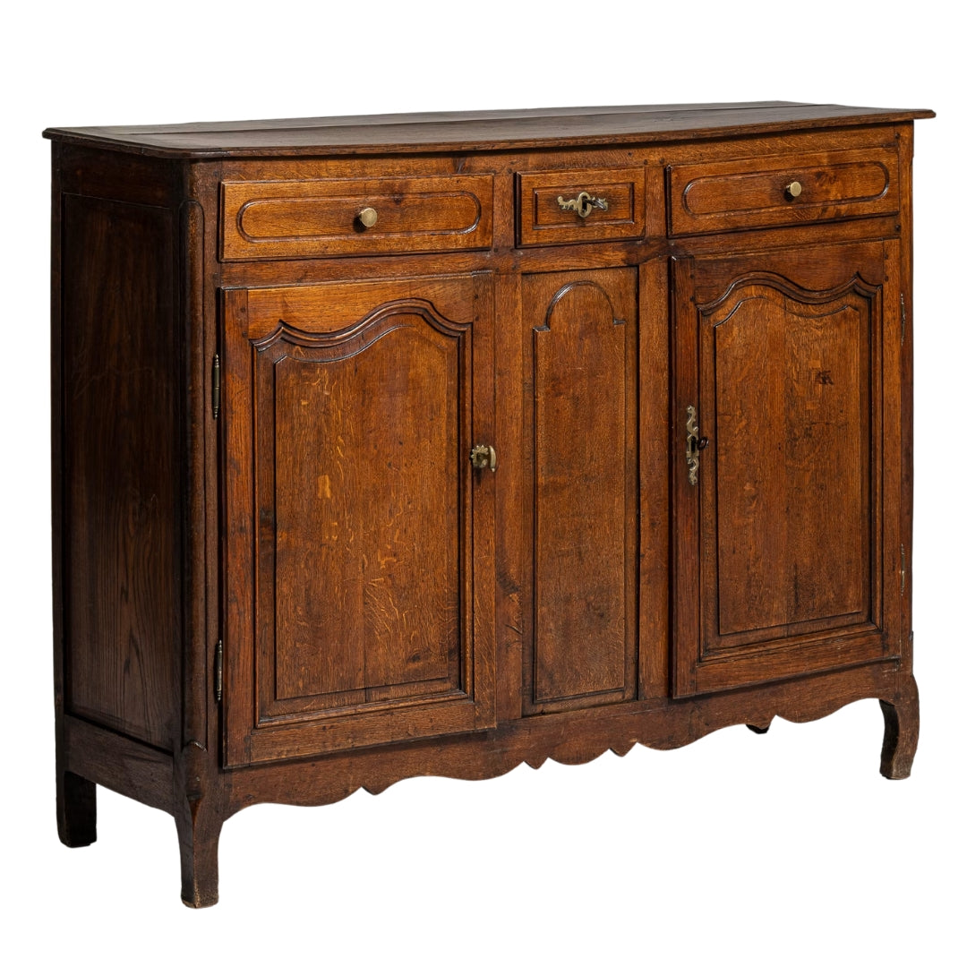 Meuble d'appoint en noyer, style domaine français, Circa 1860