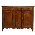 Meuble d'appoint en noyer, style domaine français, Circa 1860