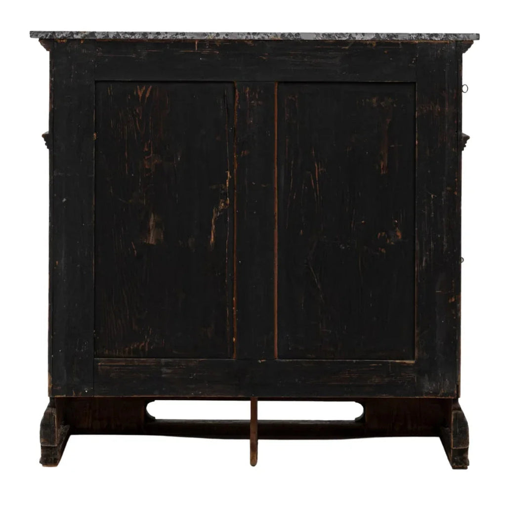 Buffet en marbre doré orné, France 1860