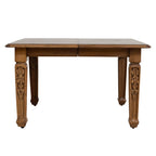 Table à manger à rallonges néo-gothique française en chêne, circa 1910