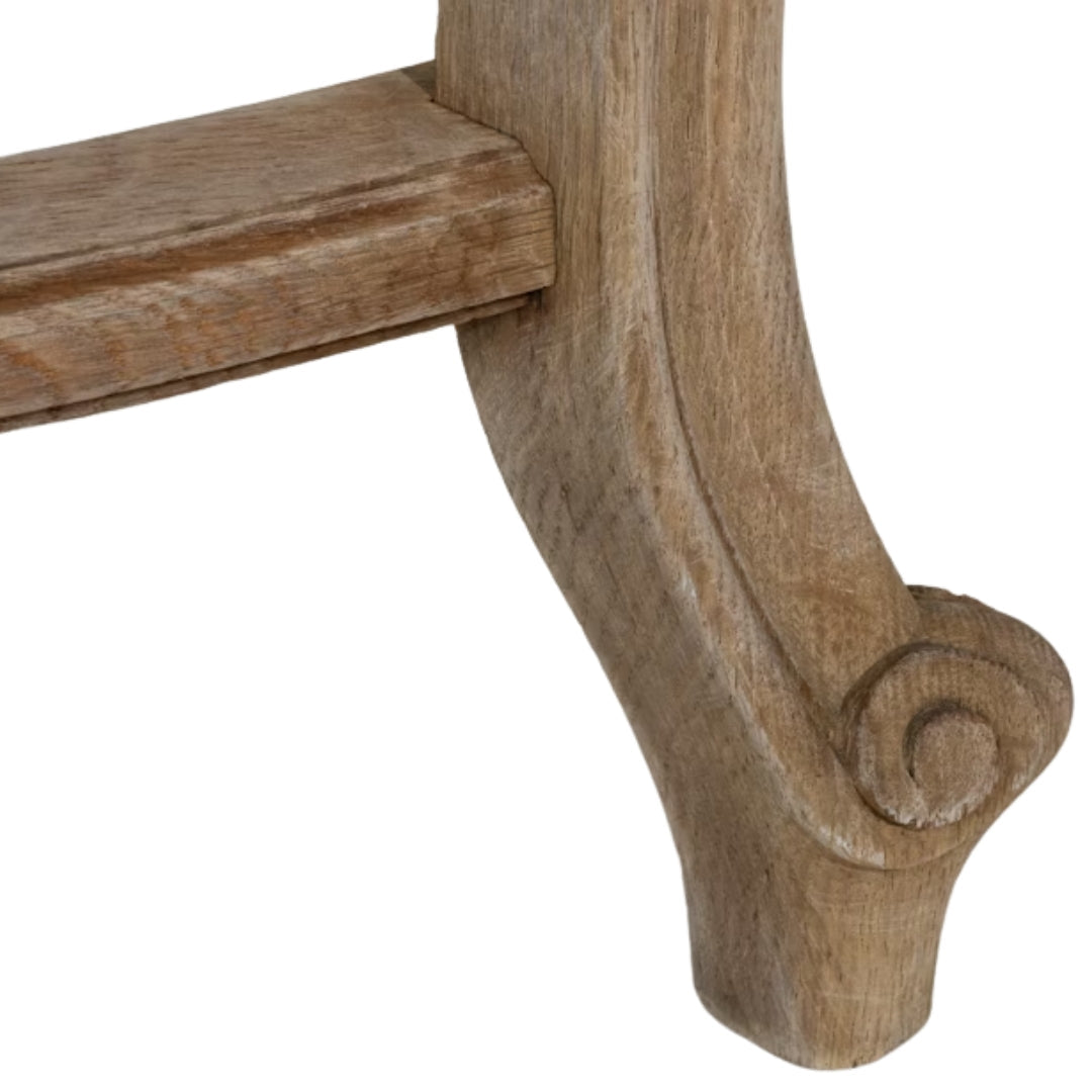 Table à manger ancienne en chêne Louis XIV, Circa 1870