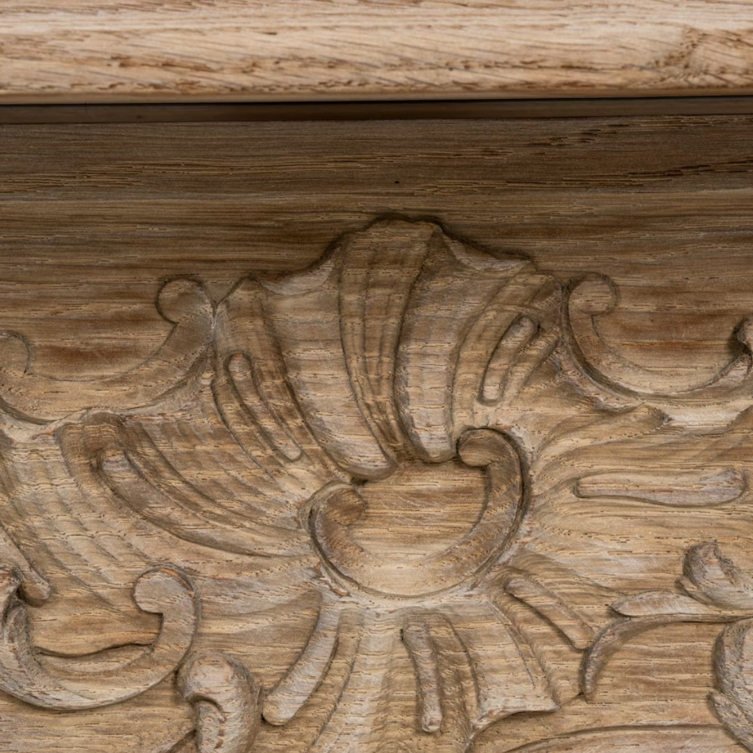 Table à manger ancienne en chêne Louis XIV, Circa 1870