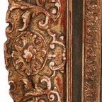 Miroir français antique orné de la Renaissance, environ 1880