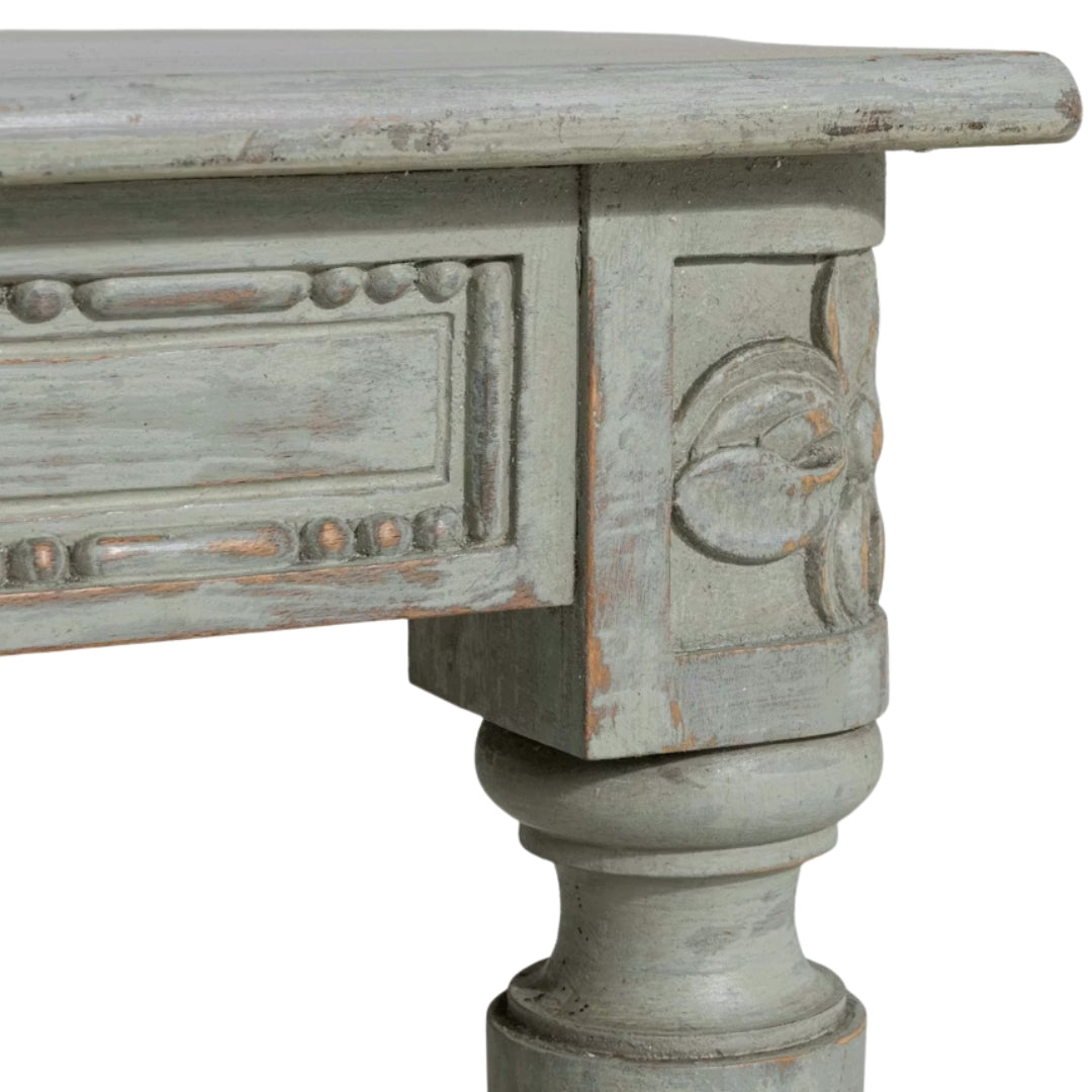 Table d'appoint française Louis sculptée, vers 1900