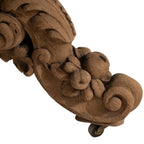 Grande table de salle à manger piédestal en chêne sculpté du Château, vers 1880