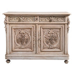 Buffet en chêne finement sculpté de vignes du manoir, vers 1860