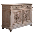 Buffet en chêne finement sculpté de vignes du manoir, vers 1860