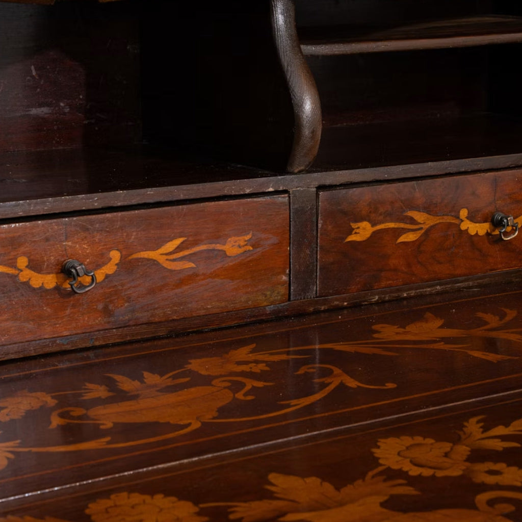 Secrétaire à abattant marqueté, époque 1860