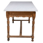 Console antique en marbre, vers 1900
