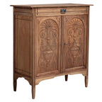 Cabinet néoclassique sculpté à urne, vers 1850