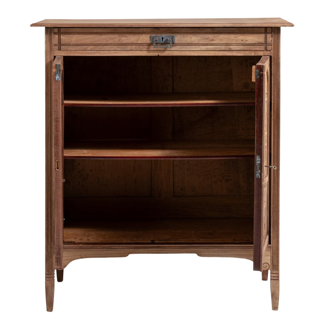 Cabinet néoclassique sculpté à urne, vers 1850