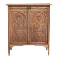Cabinet néoclassique sculpté à urne, vers 1850