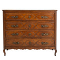 Commode Louis XV en Noyer, Circa 1870