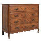 Commode Louis XV en Noyer, Circa 1870