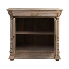 Meuble d'appoint en bois sculpté orné, Circa 1900
