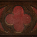 Petit Cabinet Néo-Gothique à Motifs de Quatre-feuilles, Circa 1900