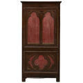 Petit Cabinet Néo-Gothique à Motifs de Quatre-feuilles, Circa 1900