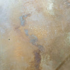 Table basse entrelacée en bronze doré raffiné, vers 1940