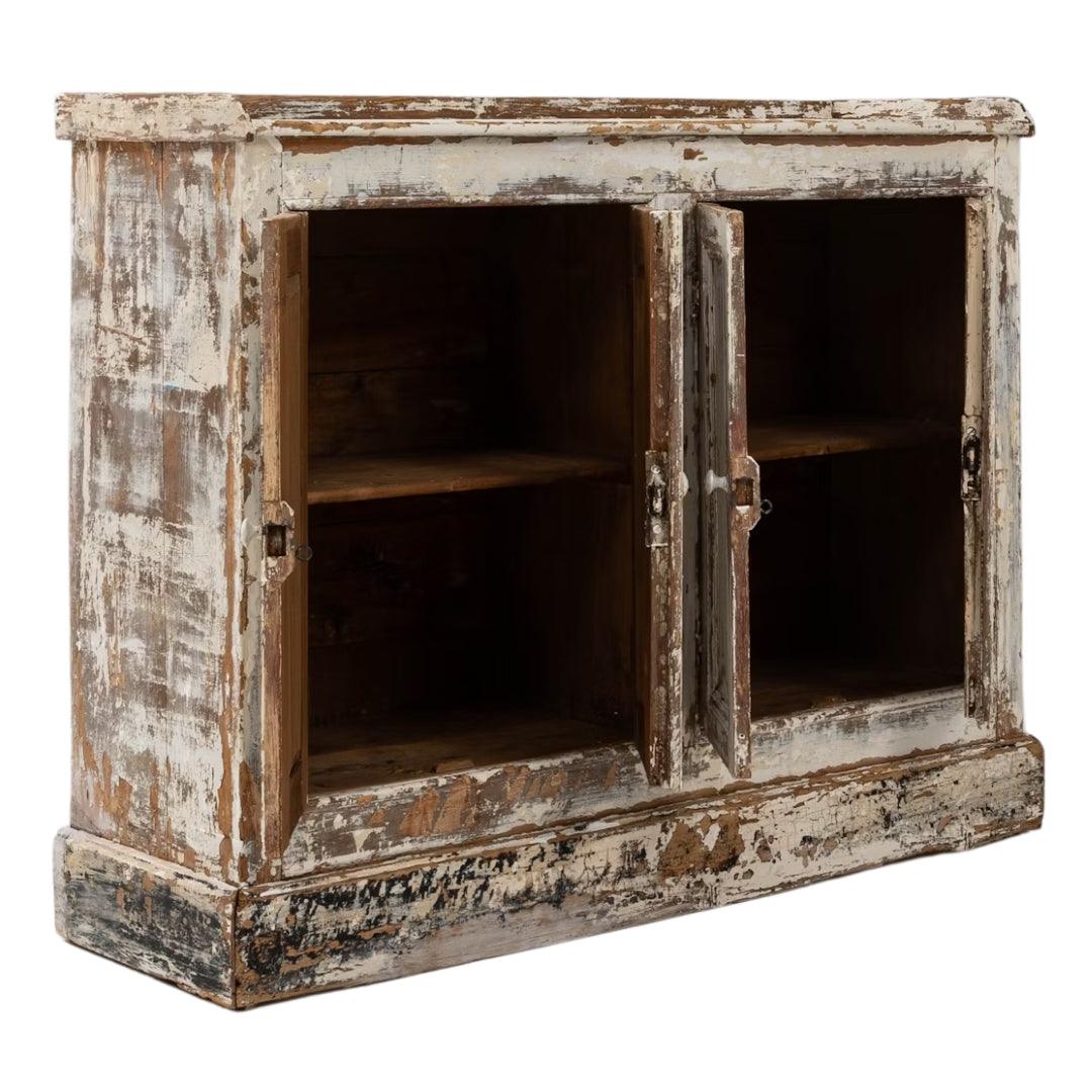 Cabinet français à porte vieillie, vers 1870
