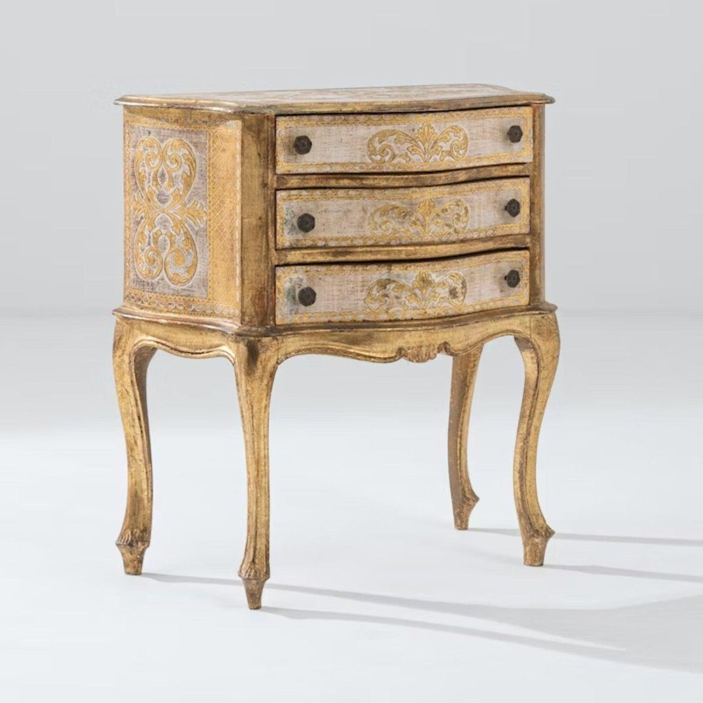 Coffre de style Renaissance italienne vintage